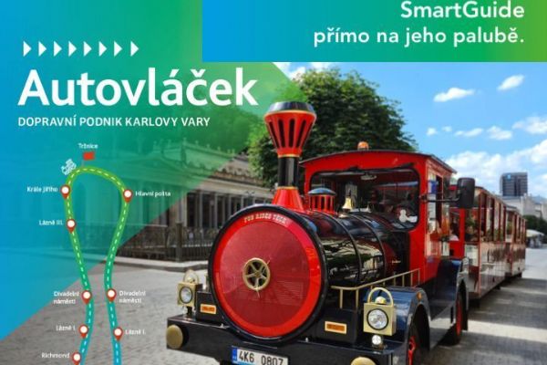 Karlovy Vary: Autovláček dostal do výbavy audio průvodce