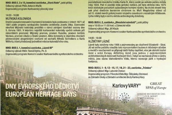 Karlovy Vary: O víkendu se otevřou dveře památek 