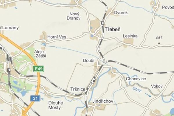 Pozor! Dnes začíná změna objízdné trasy do obce Třebeň