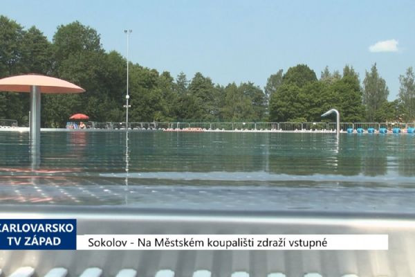 Sokolov: Na Městském koupališti zdraží vstupné (TV Západ)