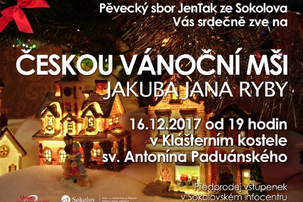Sokolov: Pěvecký sbor JenTak pořádá vánoční mši