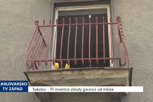 Sokolov: Tři investice získaly garanci od města (TV Západ)	