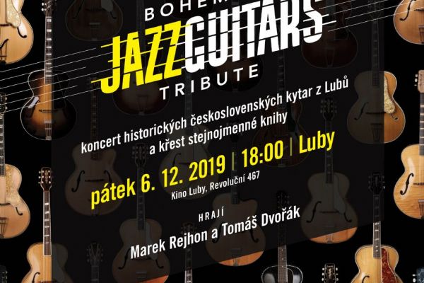 Výpravná publikace představuje neznámou historii jazzových kytar z Lubů