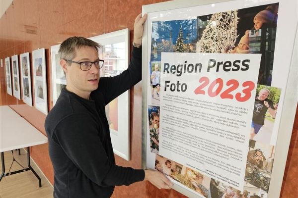 Výstava Region Press Foto 2023. K vidění jsou snímky ze šestnácti vysočinských médií