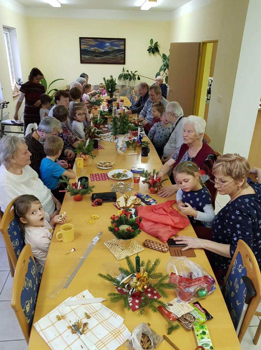 Vánoční čas v Centru pečovatelských a ošetřovatelských služeb Město Touškov