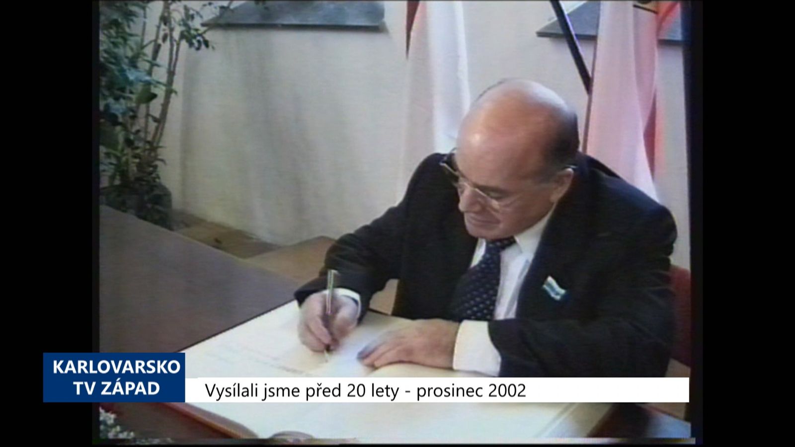 2002 – Cheb: Spolupráce s Nižním Tagilem by se měla rozšířit (TV Západ)