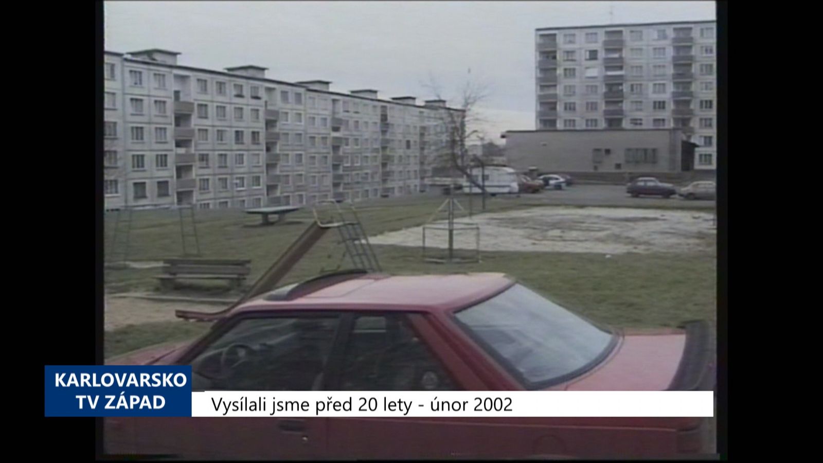 2002 – Sokolov: Chodníky se vyvýší nad vozovku kvůli parkování (TV Západ)