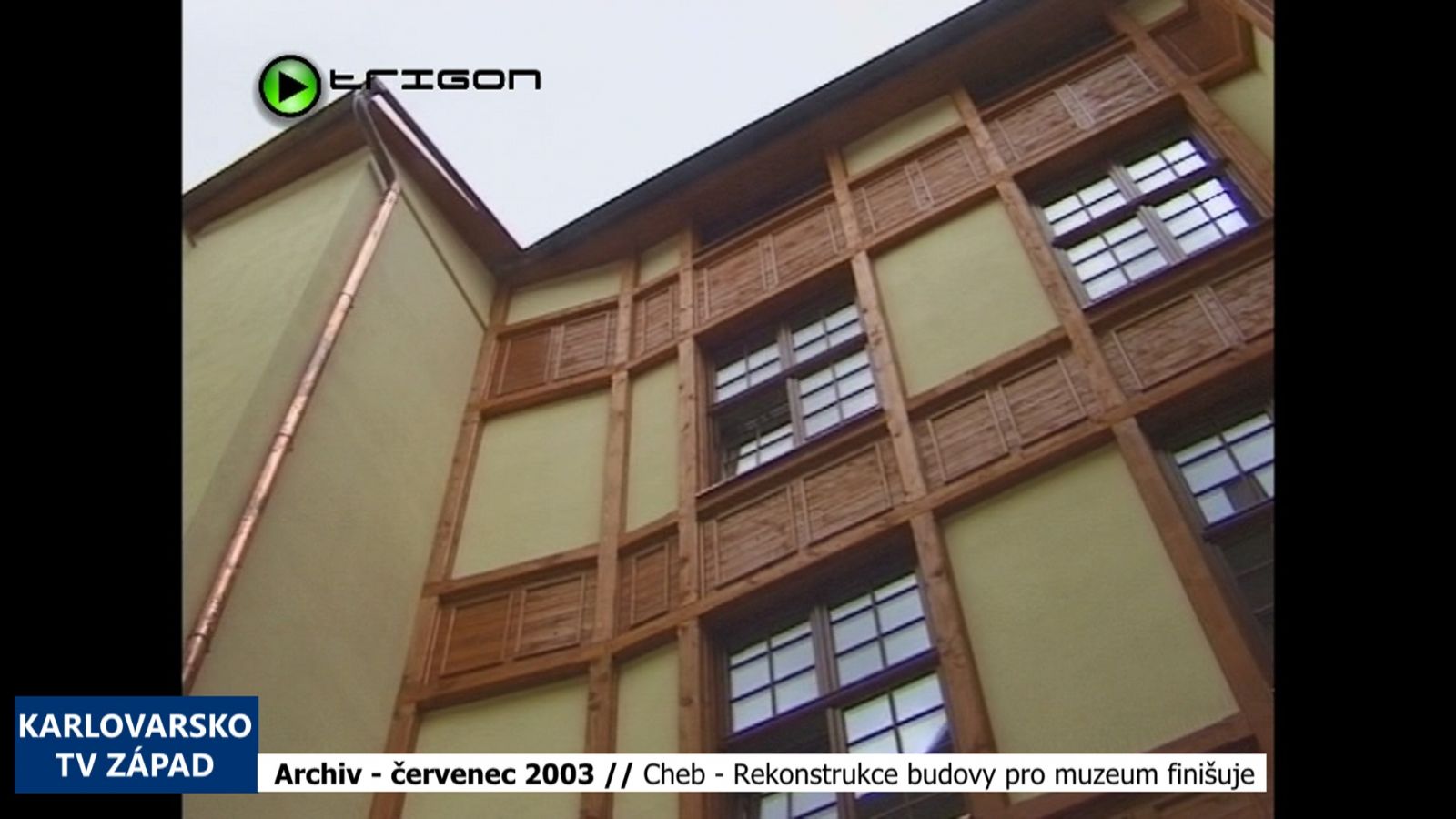 2003 – Cheb: Rekonstrukce budovy pro muzeum finišuje (TV Západ)