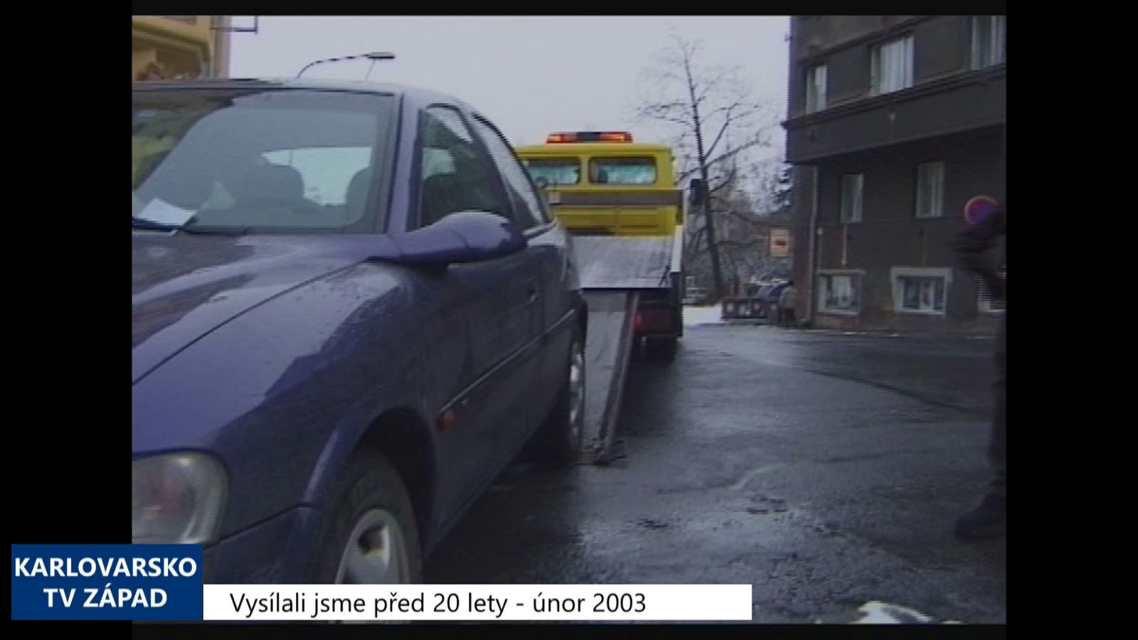 2003 – Cheb: Strážníci začali nařizovat odtahy vozidel (TV Západ)