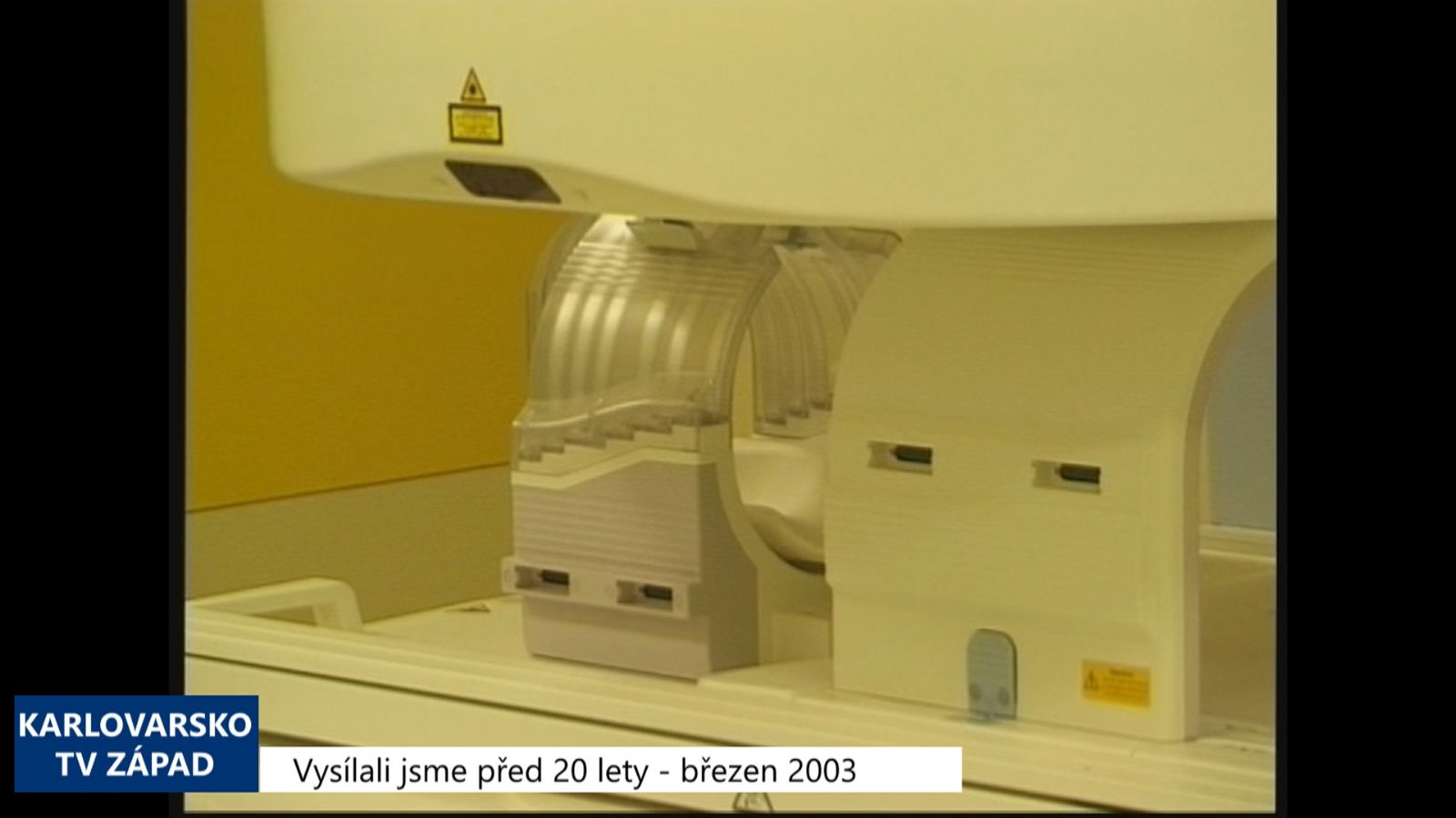 2003 – Sokolov: Magnetická rezonance jde do ostrého provozu (TV Západ)