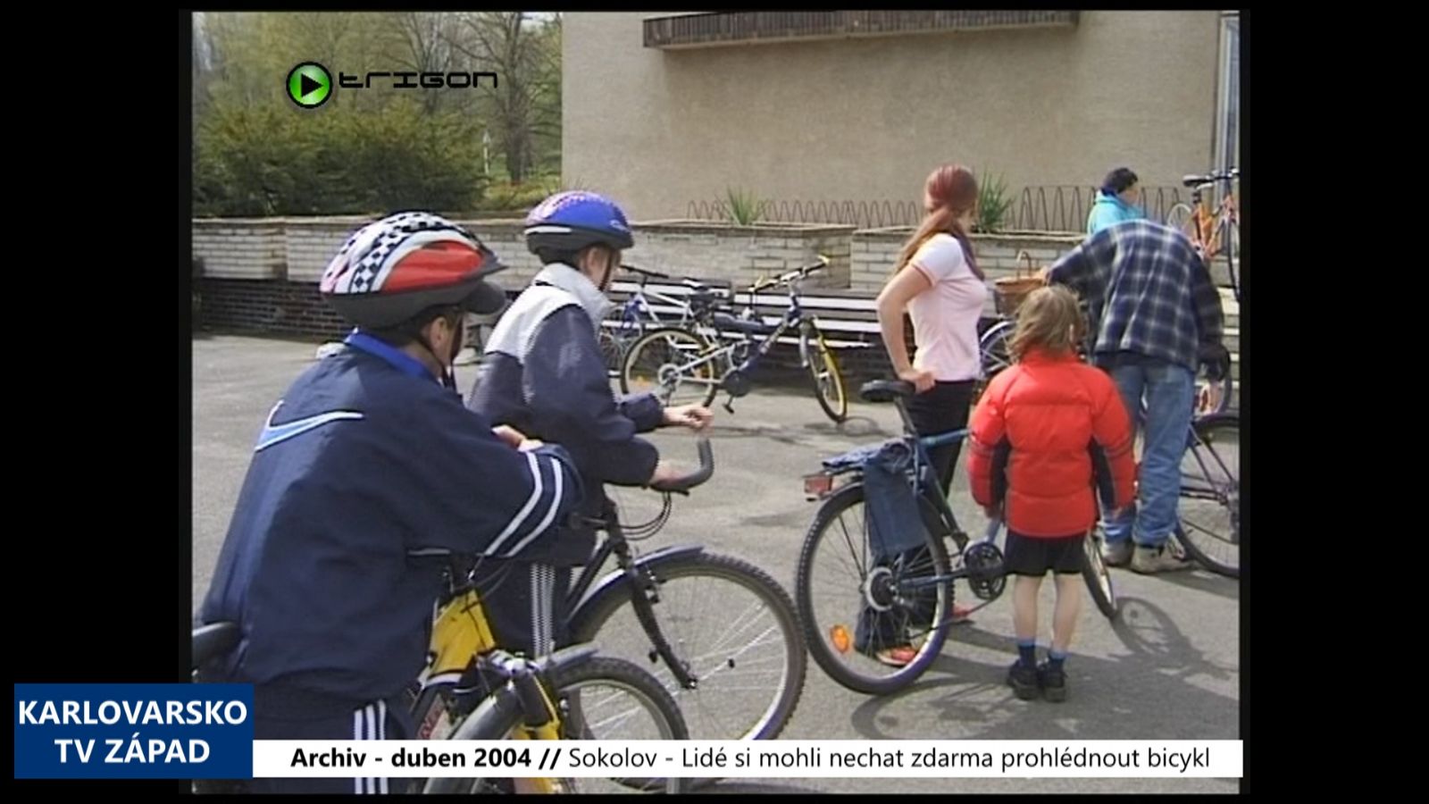 2004 – Sokolov: Lidé si mohli nechat zdarma prohlédnout bicykl (TV Západ)