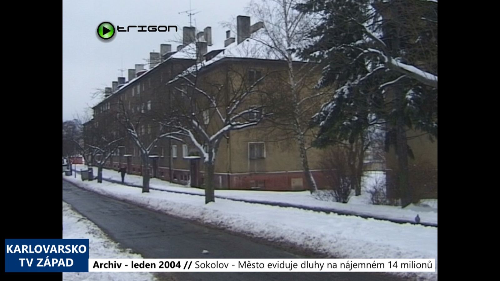 2004 – Sokolov: Město eviduje dluhy na nájemném 14 milionů (TV Západ)