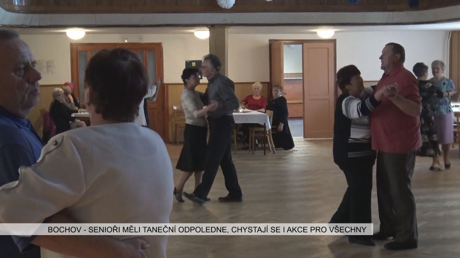 Bochov: Senioři měli taneční odpoledne, chystají se i akce pro všechny (TV Západ)