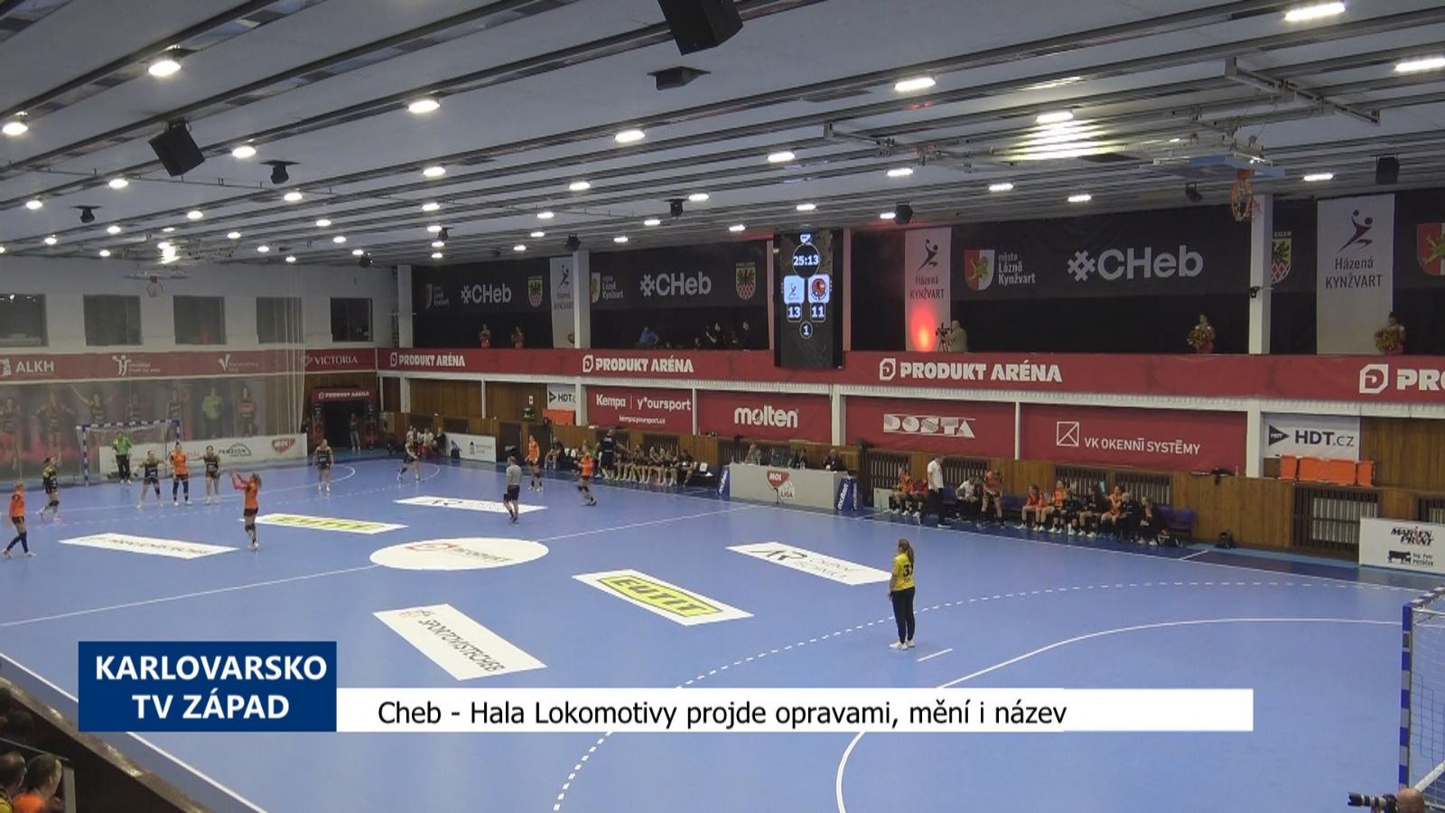 Cheb: Hala Lokomotivy projde opravami, mění i název (TV Západ)