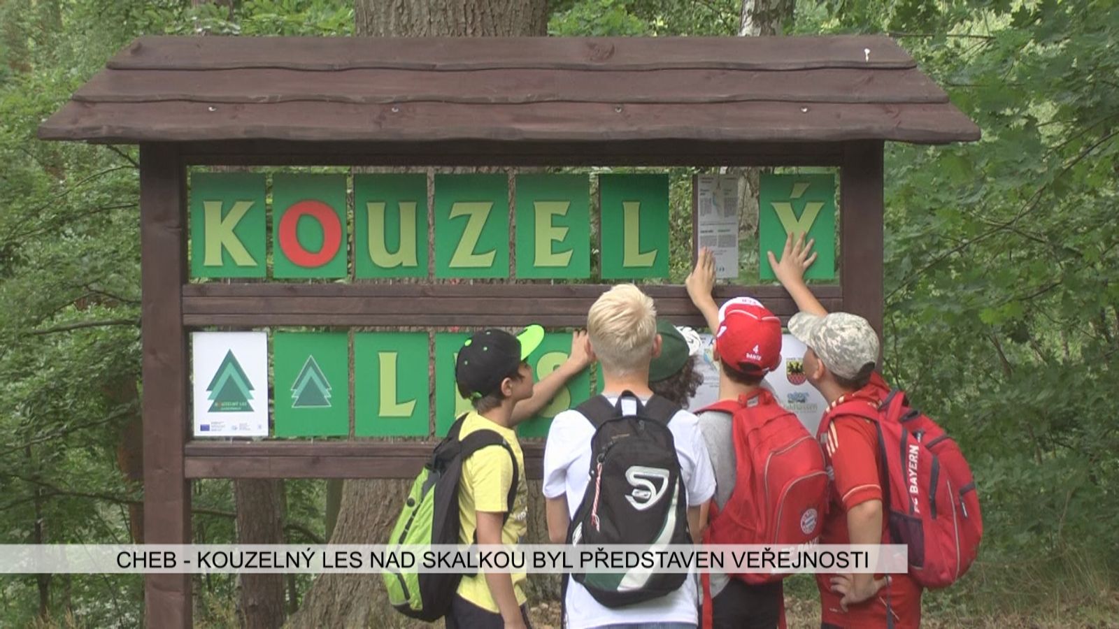 Cheb: Kouzelný les nad Skalkou byl představen veřejnosti (TV Západ)