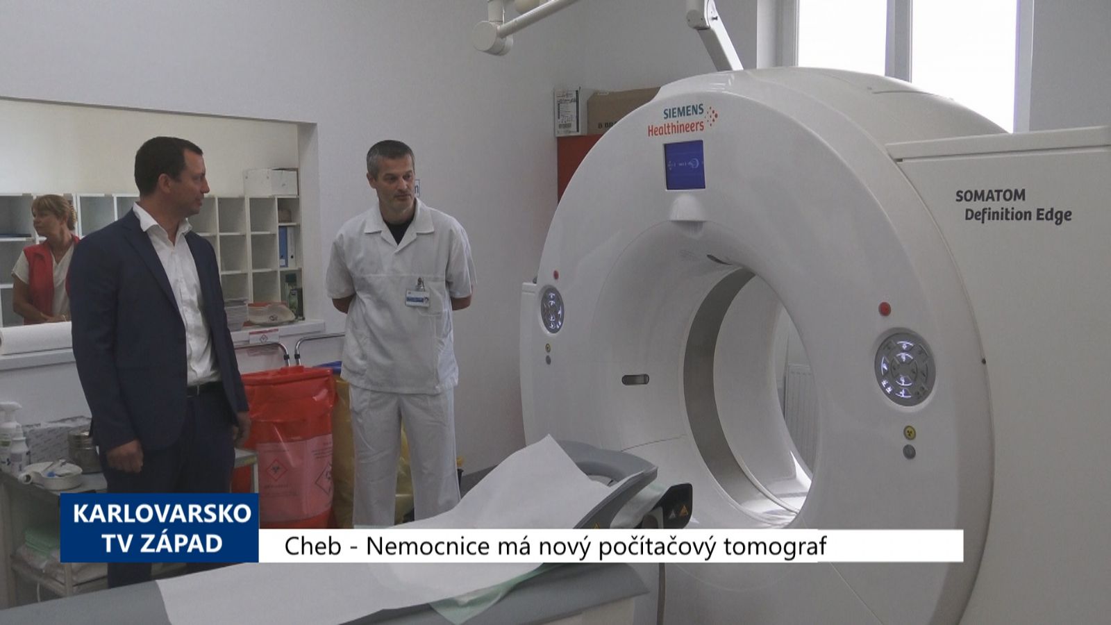 Cheb: Nemocnice má nový počítačový tomograf (TV Západ)