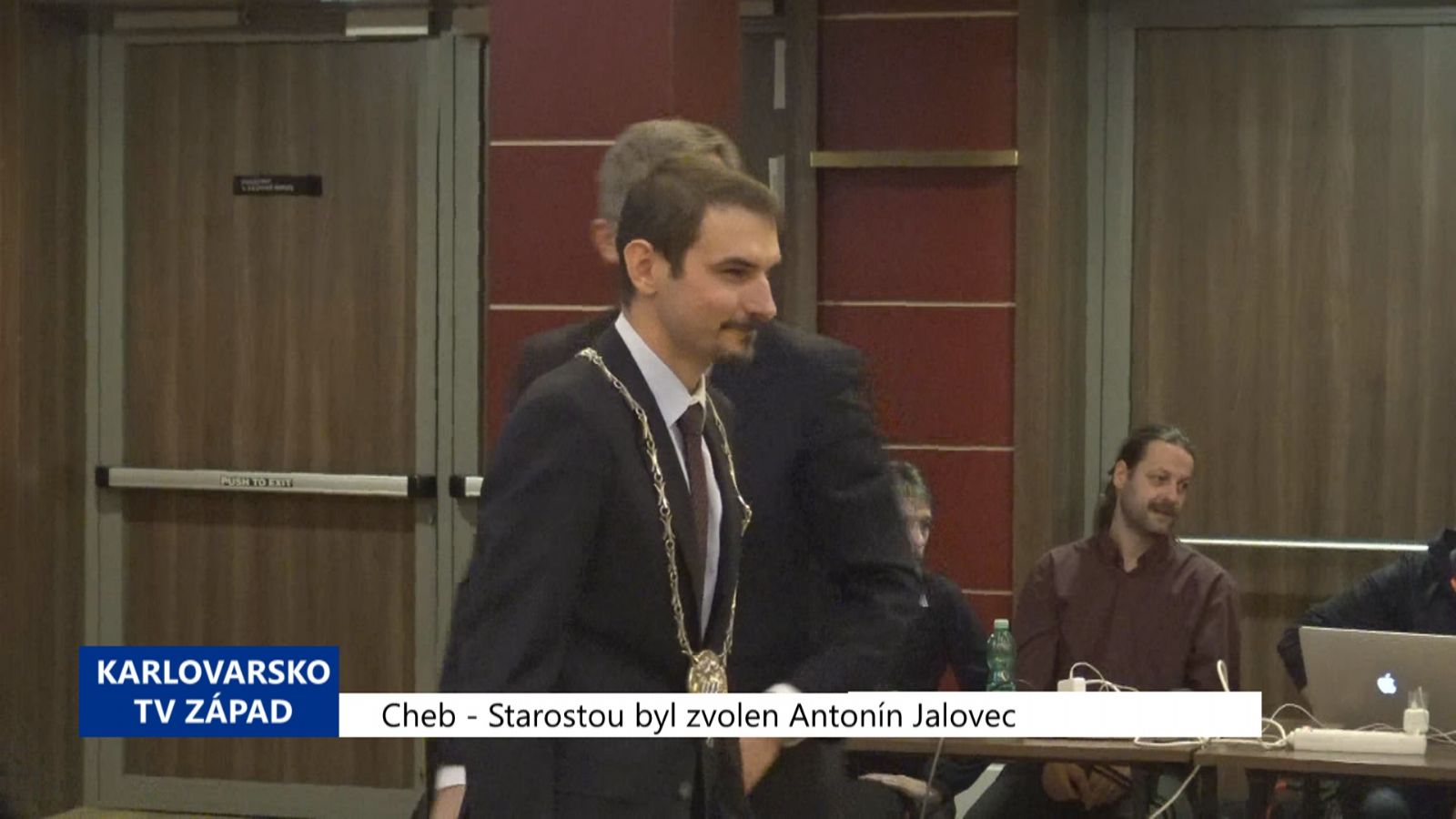 Cheb: Starostou byl zvolen Antonín Jalovec (TV Západ)