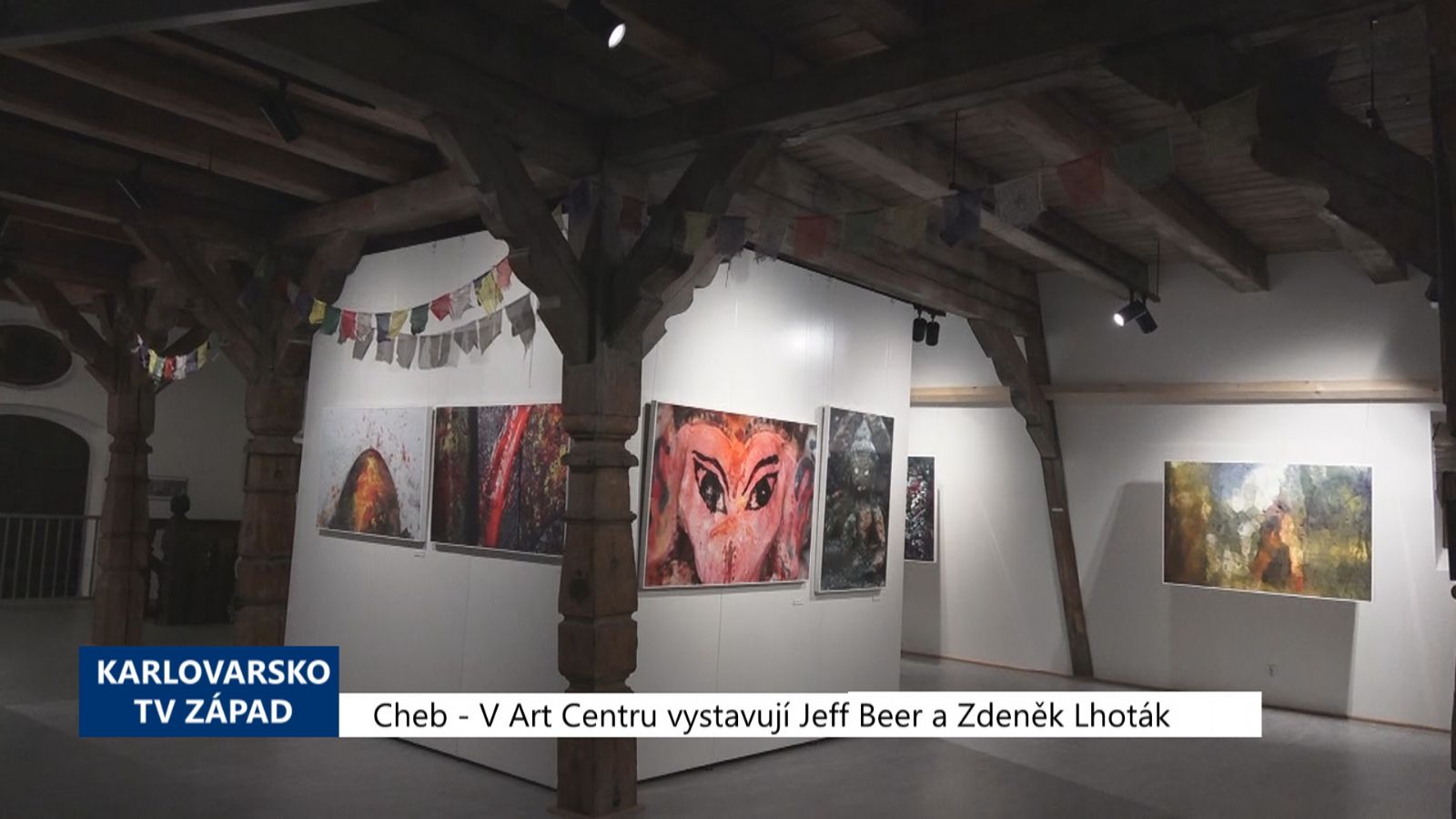 Cheb: V Art centru se představují Jeff Beer a Zdeněk Lhoták (TV Západ)