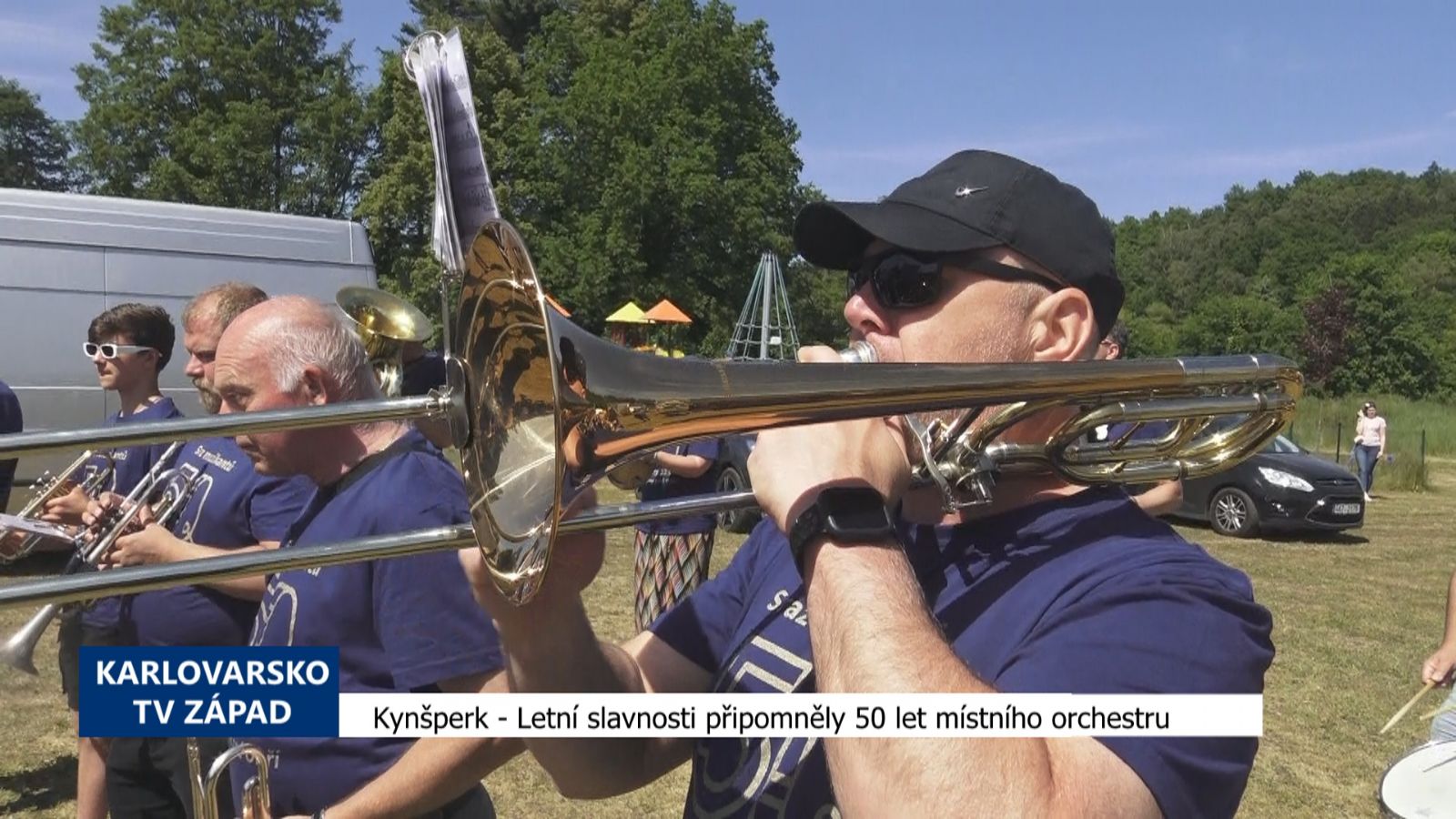 Kynšperk: Letní slavnosti připomněly 50 let místního orchestru (TV Západ)