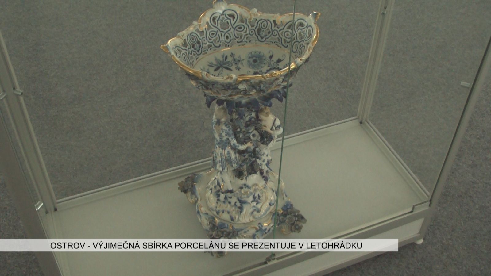 Ostrov: Výjimečná sbírka porcelánu se prezentuje v letohrádku (TV Západ)