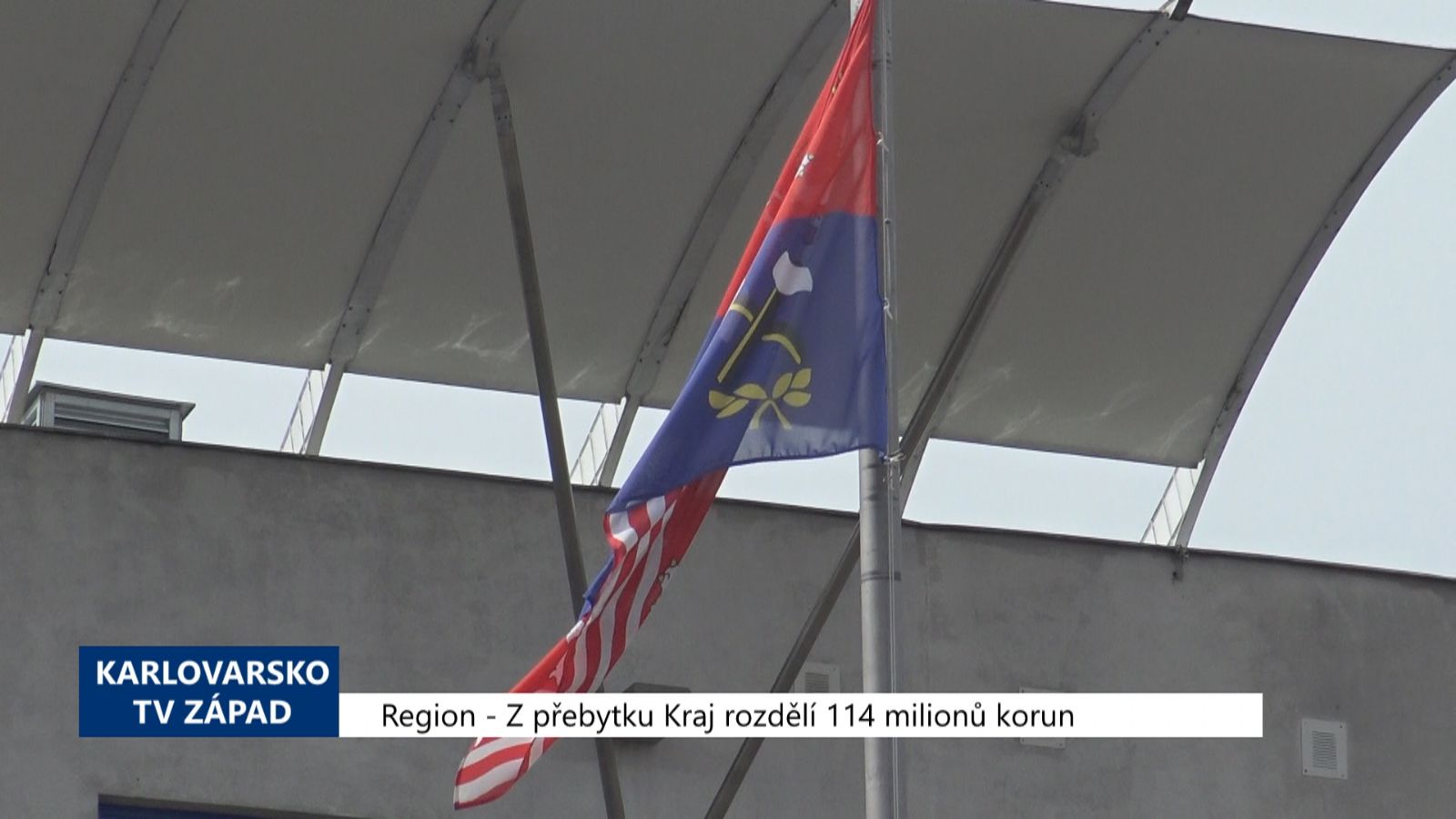 Region: Z přebytku Kraj rozdělí 114 milionů korun (TV Západ)