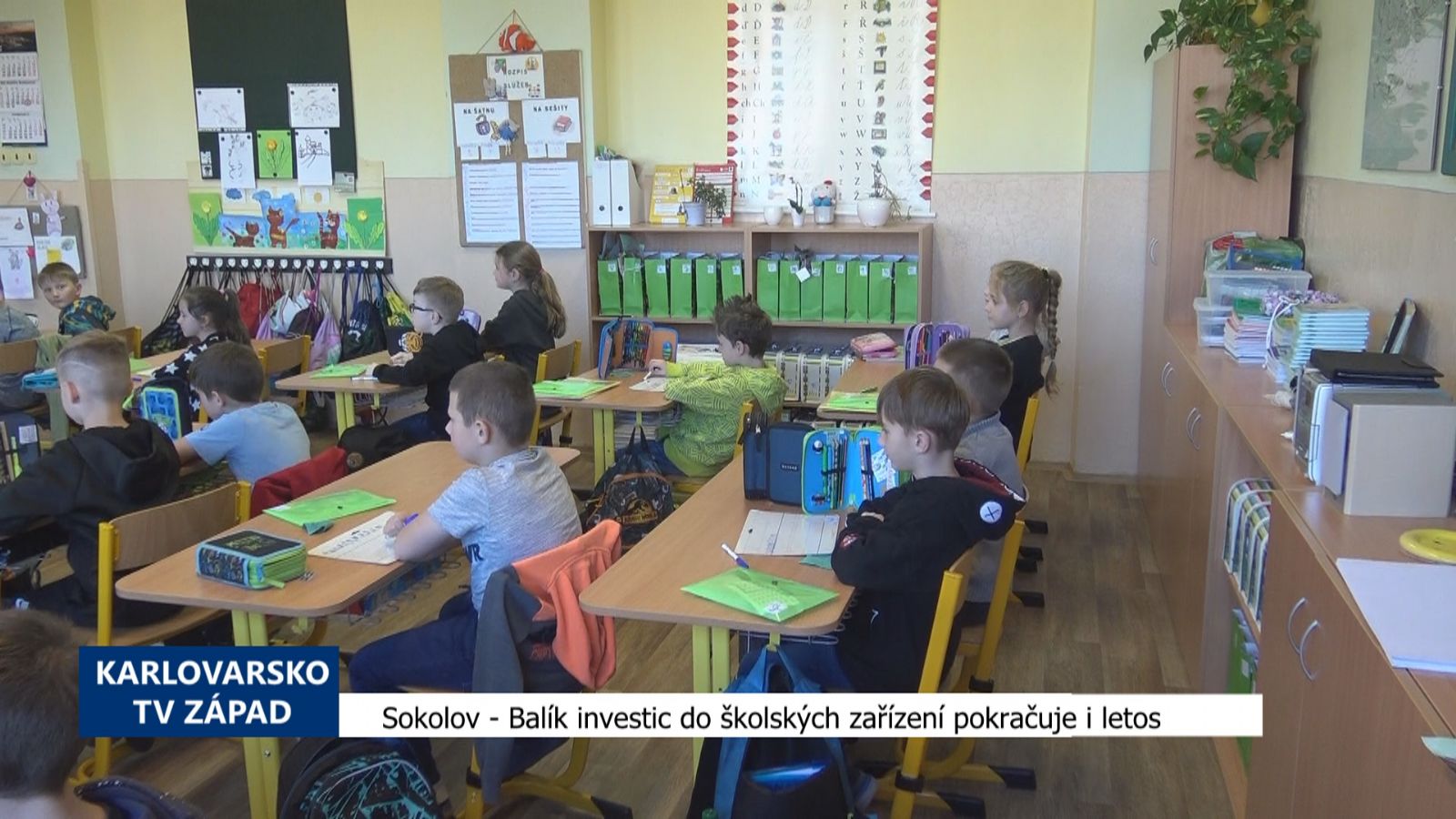 Sokolov: Balík investic do školských zařízení pokračuje i letos (TV Západ)