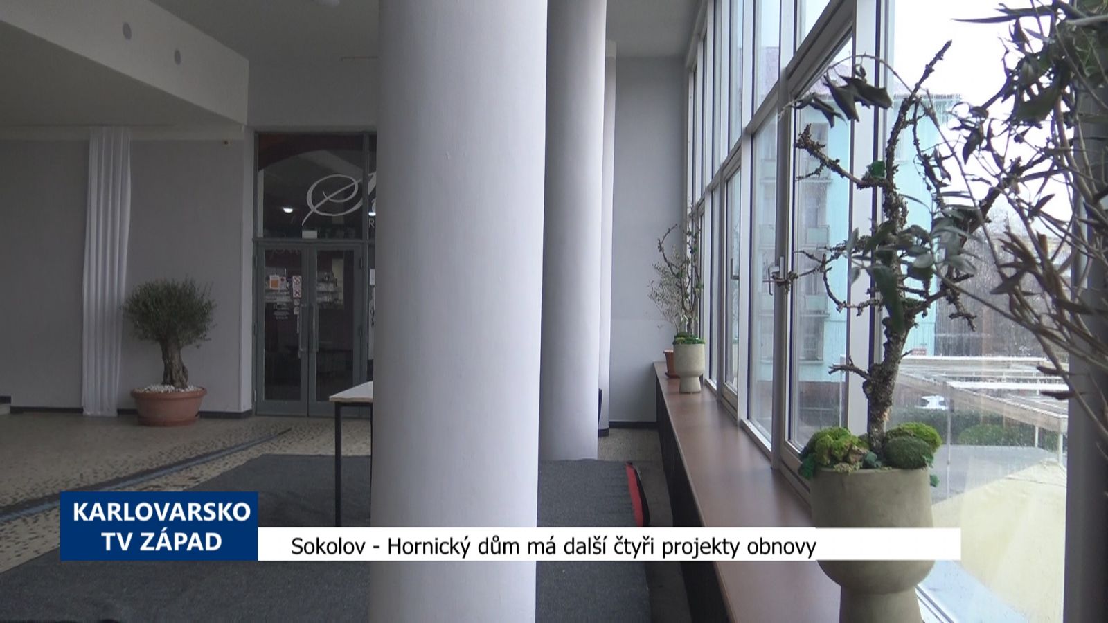 Sokolov: Hornický dům má další čtyři projekty obnovy (TV Západ)
