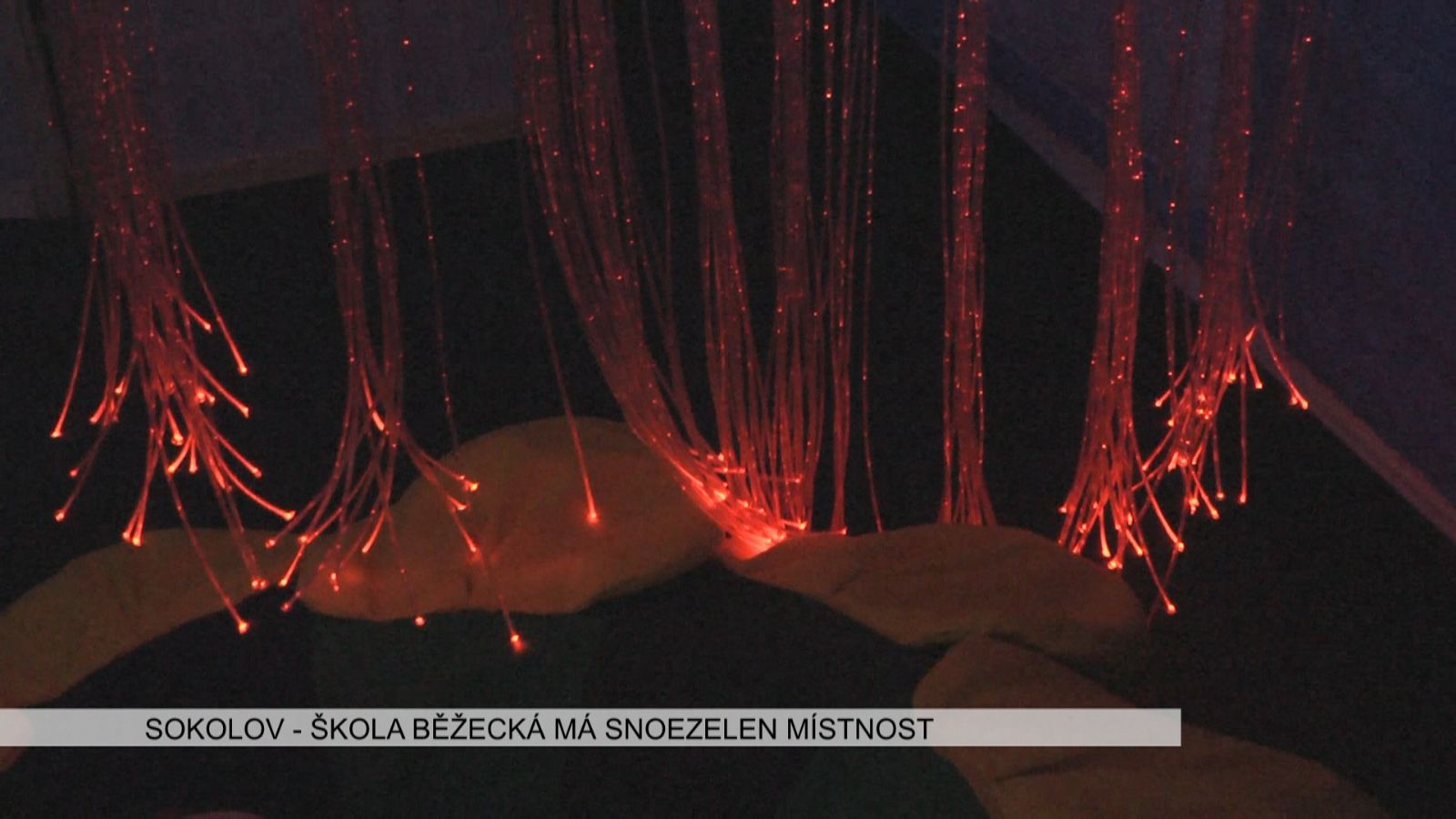 Sokolov: Škola Běžecká má snoezelen místnost (TV Západ)