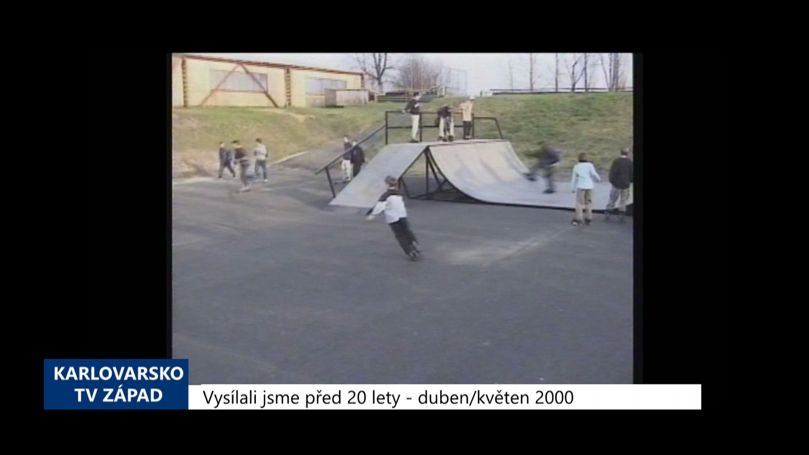2000 – Cheb: Byl slavnostně otevřen skatepark (TV Západ)