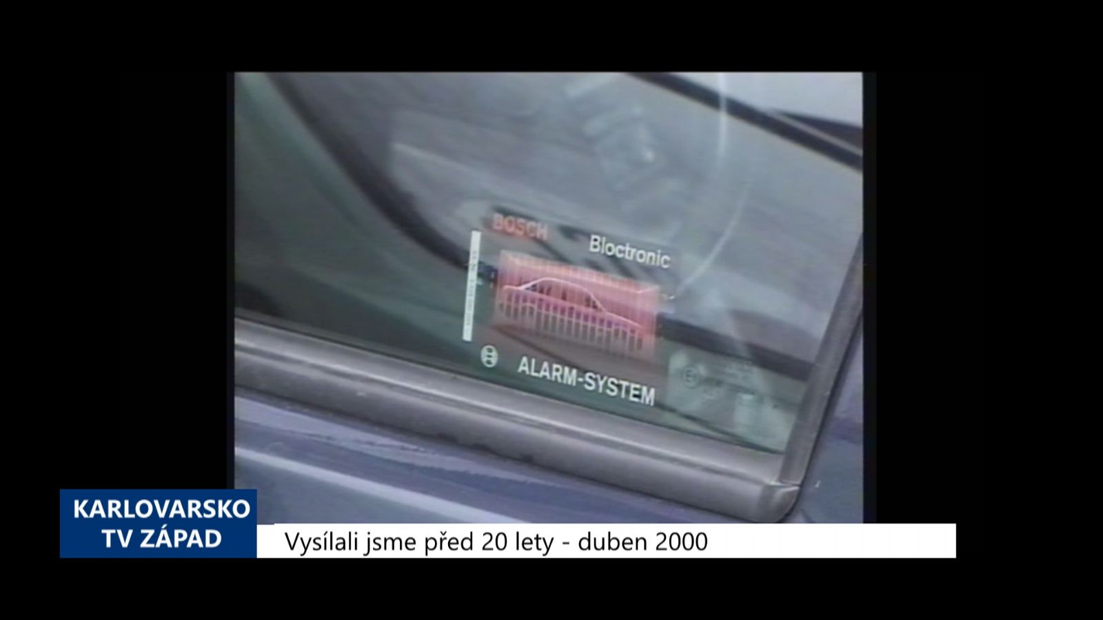 2000 – Cheb: V okrese města přibylo vykradených vozidel (TV Západ)