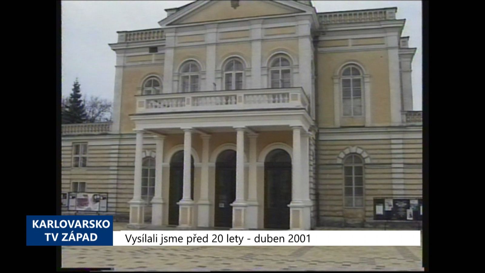 2001 – Cheb: Divadlo získá novou fasádu (TV Západ)