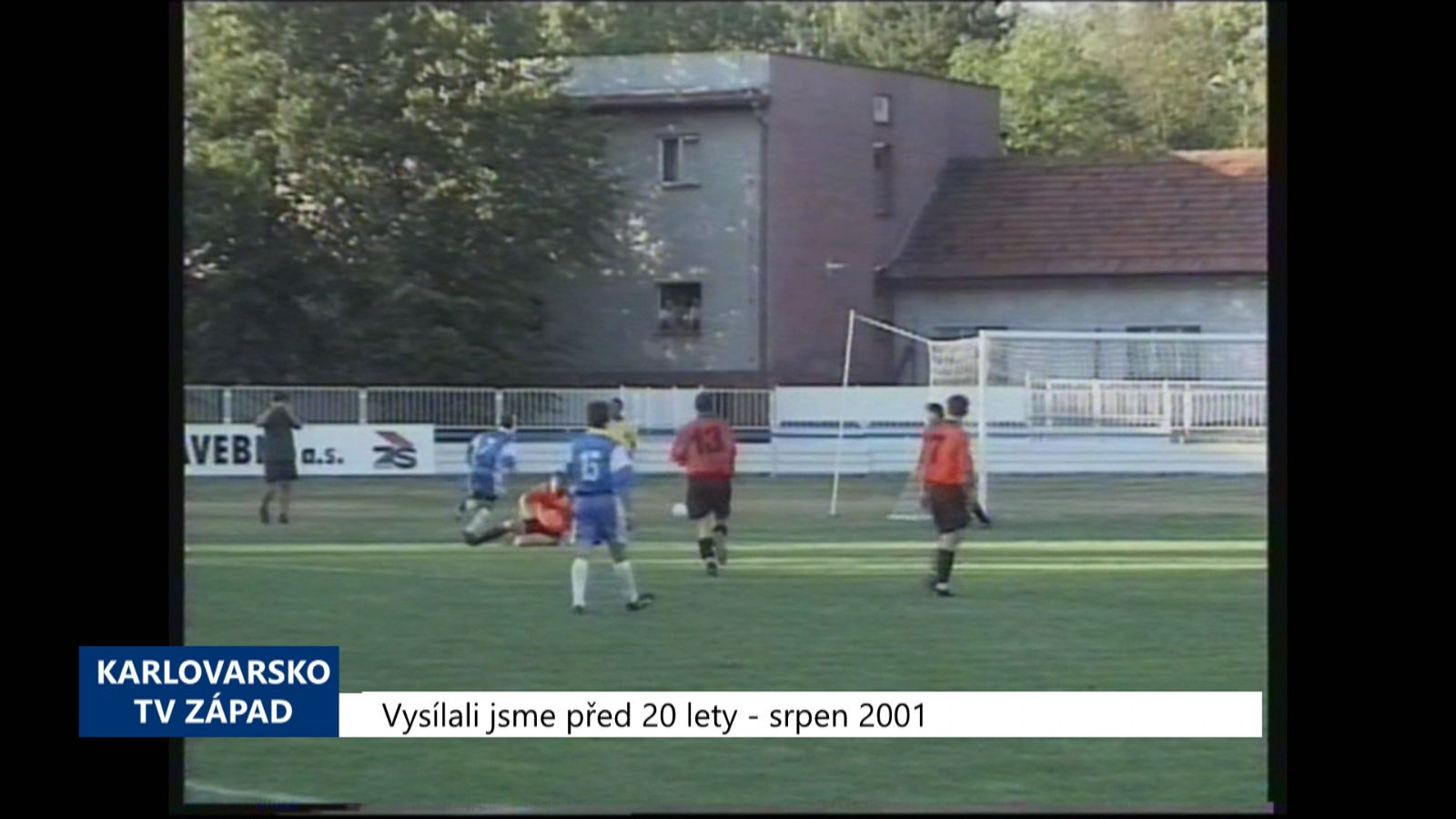2001 – Cheb: Hráči Unionu zvítězili nad Sokolem Blovice 7:0 (TV Západ)