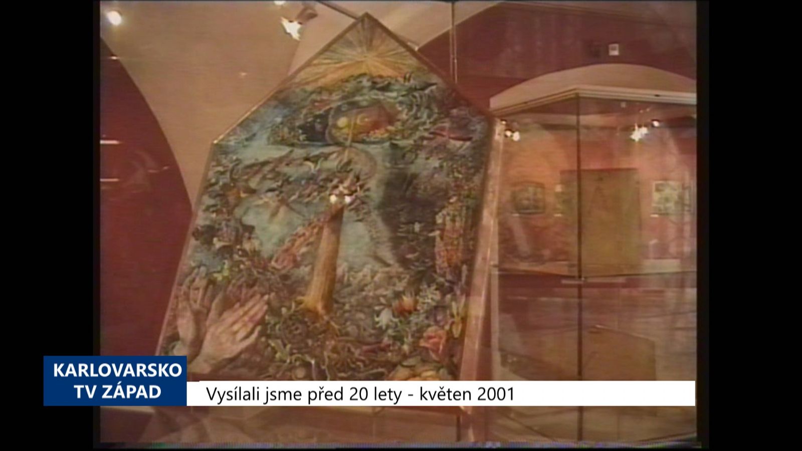 2001 – Cheb: V muzeu vystavuje Alena Koenigsmarková (TV Západ)