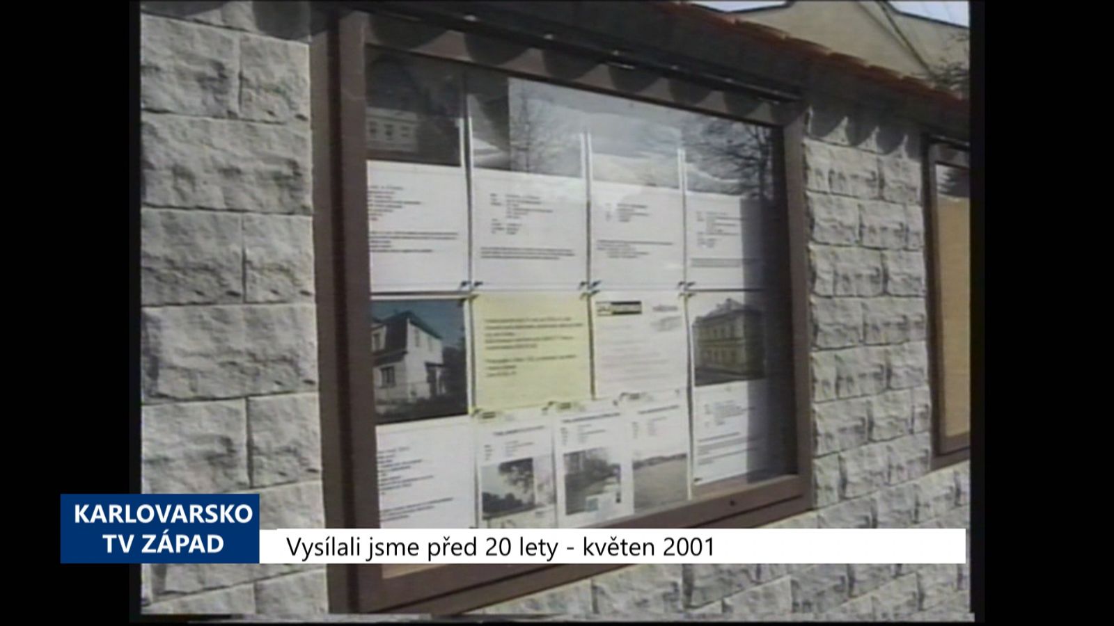 2001 – Cheb: Zisk z prodeje bytů by měl být přibližně 200 milionů (TV Západ)