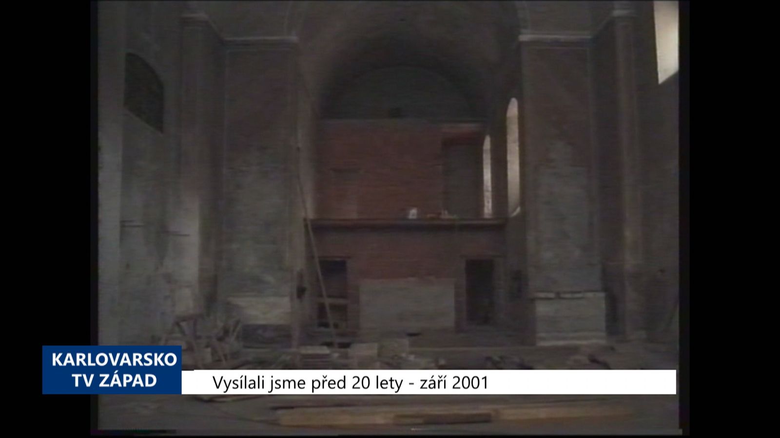 2001 – Sokolov: Rekonstrukce kapucínského kláštera se prodraží (TV Západ)