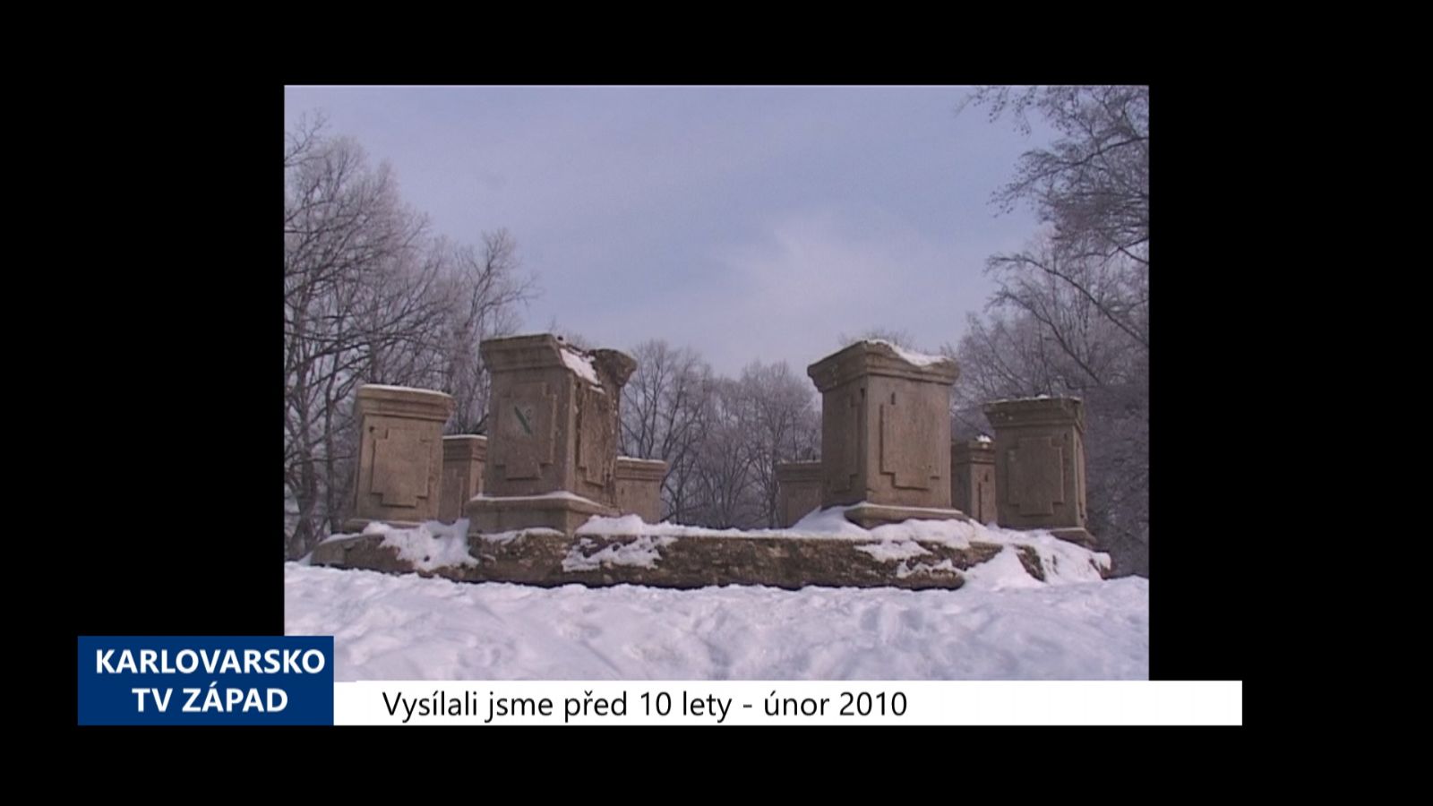 2010 – Cheb: Veřejná sbírka na opravu vyhlídkového altánu (3957) (TV Západ)