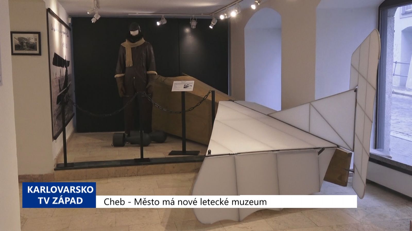 Cheb: Město má nové letecké muzeum (TV Západ)