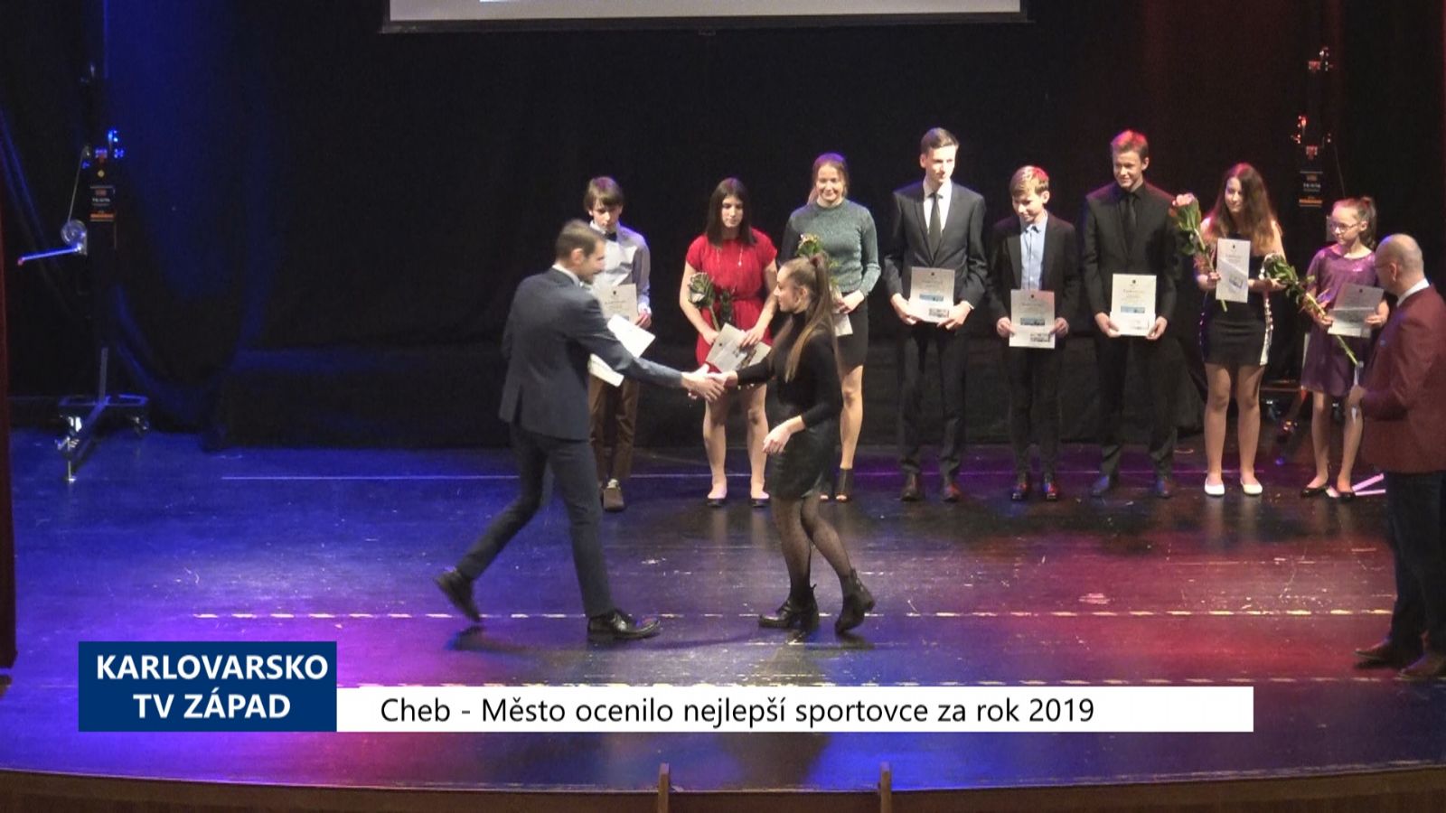 Cheb: Město ocenilo nejlepší sportovce za rok 2019 (TV Západ)