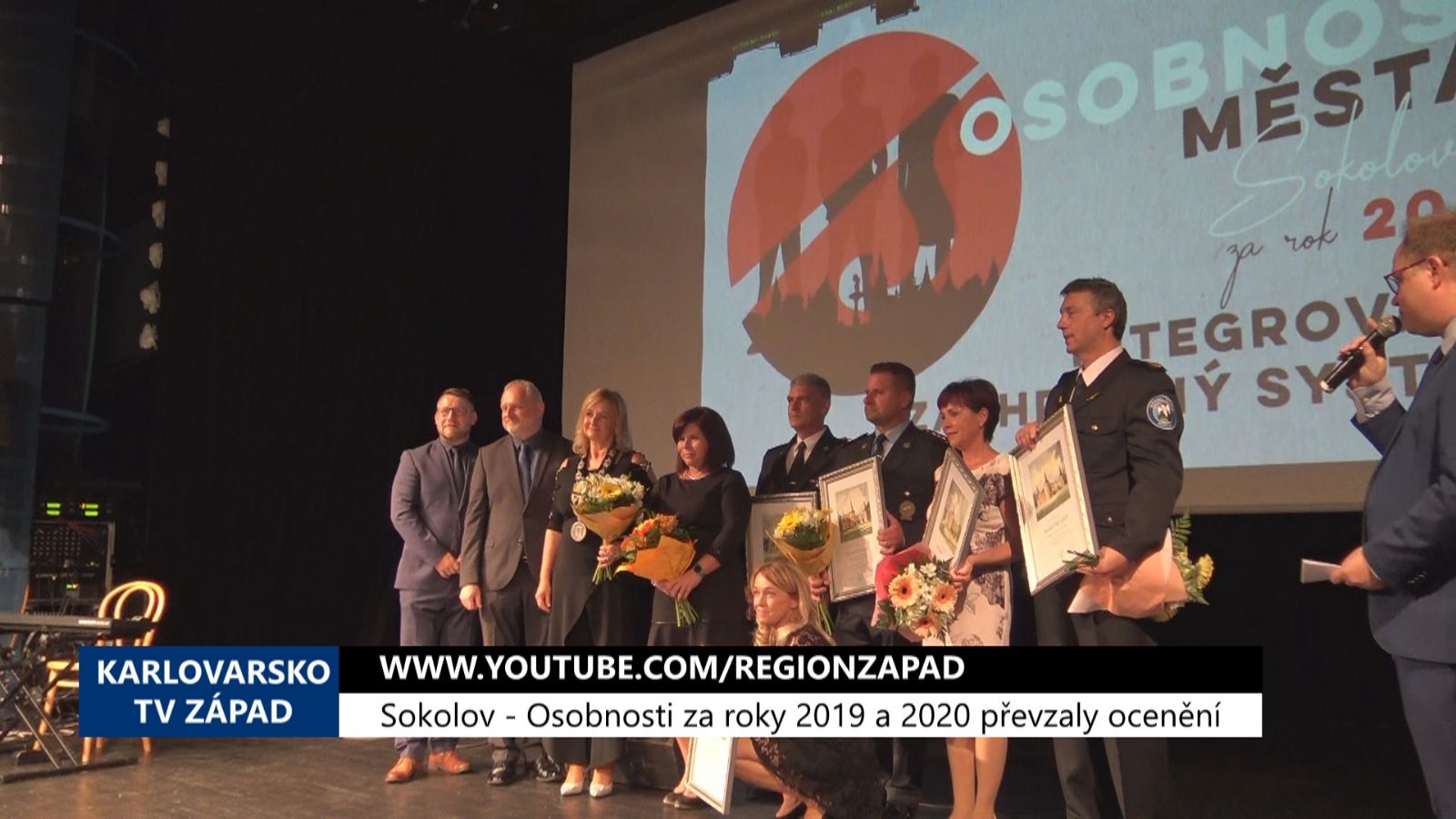 Sokolov: Osobnosti za roky 2019 a 2020 převzaly ocenění (TV Západ)