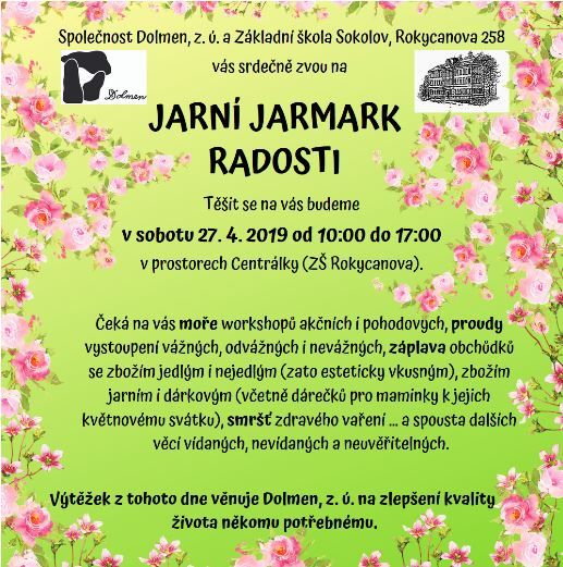 Sokolov: Zítra se ve městě uskuteční Jarní jarmark radosti