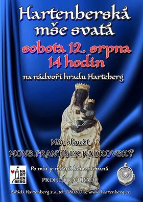 Sokolovsko: Příští sobotu se na nádvoří hradu Hartenberg uskuteční mše svatá