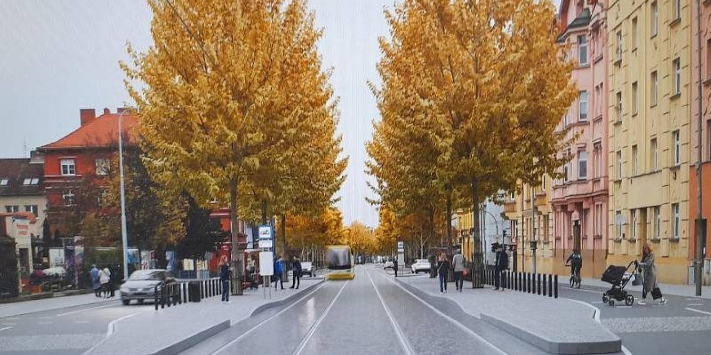 Klatovská třída bude zelenější a bezpečnější