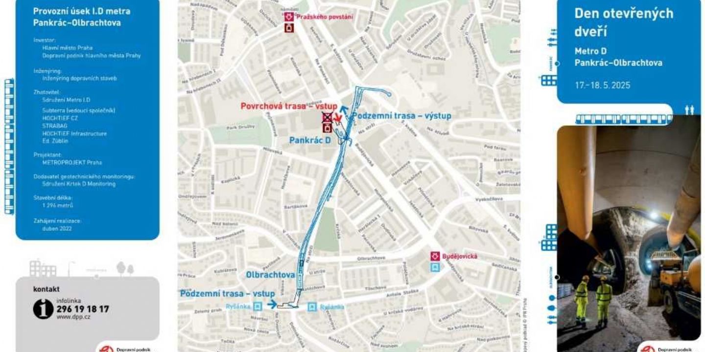 Metro D v Praze: Den otevřených dveří 17.-18. května zdarma!