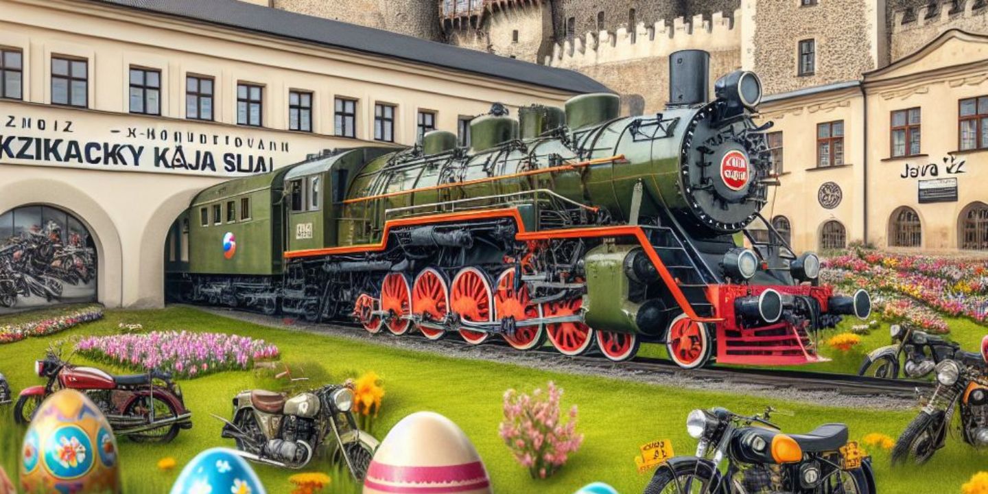 ČD vypraví parní expresy na velikonoční jarmark na Křivoklátě v sobotu 15. a v neděli 16. dubna
